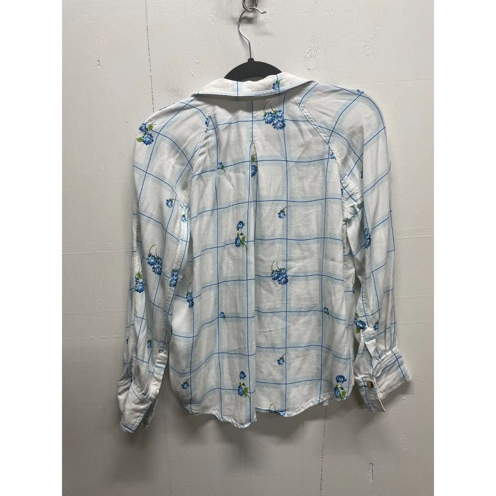 Free People Women's Window To My Heart Button Down Shirt Top White Size Small - Picture 4 of 7